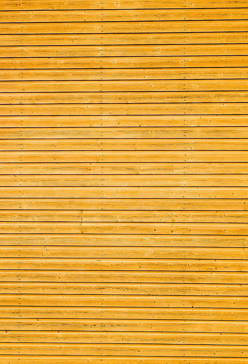 Yellow Wooden Slatted Wall Texture Background