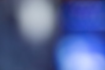 Abstract Blue and White Blurred Background