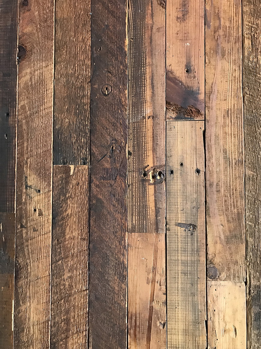 Vertical Weathered Wooden Planks Texture Background