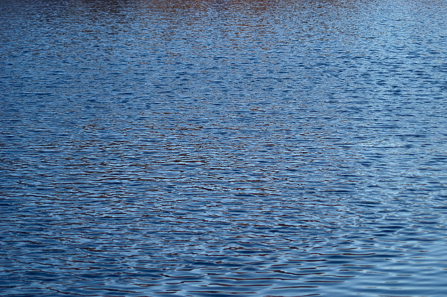 Blue Water Surface Texture with Gentle Ripples