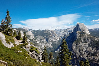 Half Dome Yosemite National Park Landscape