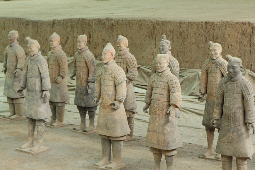 Terracotta Warriors Army in Xi'an Excavation Pit