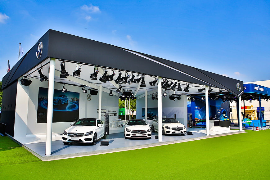 Mercedes-Benz Outdoor Car Exhibition Booth Display