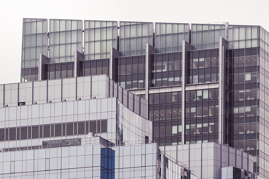 Modern Glass Office Building Architecture