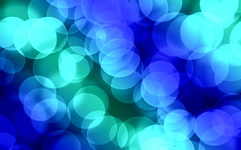Abstract Blue and Green Bokeh Background
