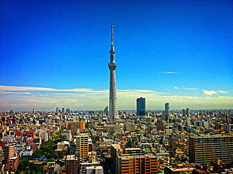 Tokyo Skytree Tower Cityscape Japan
