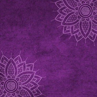 Purple Mandala Pattern Background with Textured Design