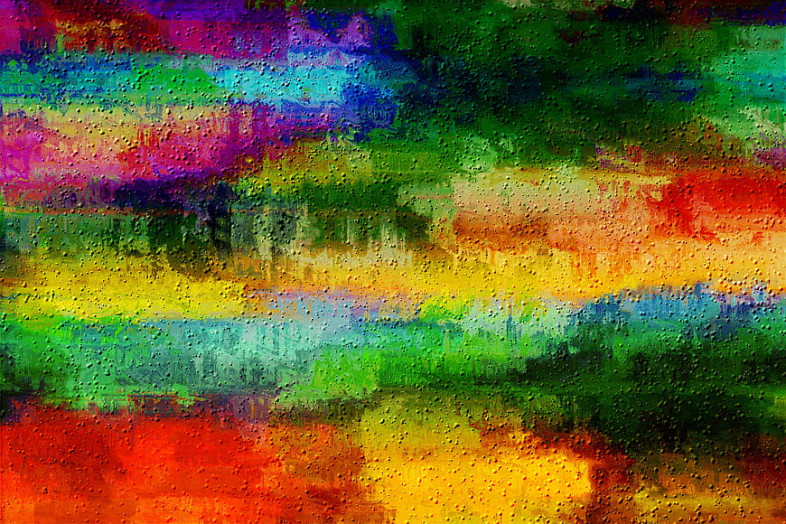 Vibrant Abstract Multicolored Watercolor Texture Background