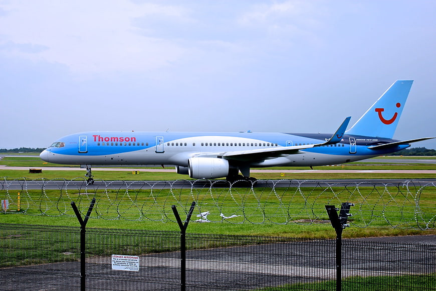 Thomson Airways Boeing 787 Dreamliner taxiing on runway