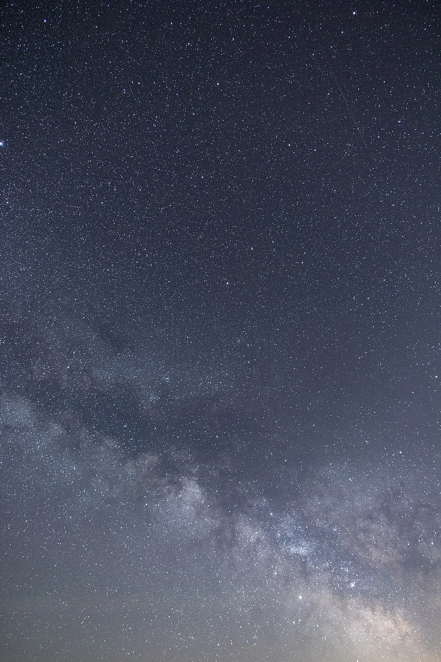 Milky Way Galaxy Night Sky with Stars