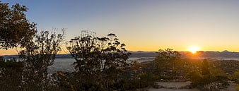 Panoramic Sunrise Over San Diego From Mt. Helix