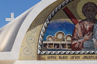 Greek Orthodox Church Mosaic of Saint Andrew