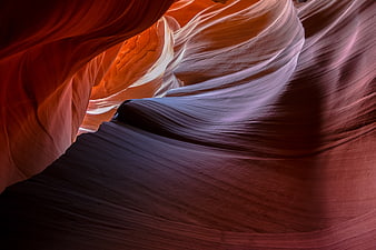 Antelope Canyon Sandstone Rock Formations with Light Beams