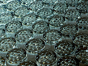 Abstract Pattern of Textured Glass Coasters