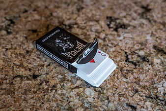 Bicycle Guardians Deck of Cards on Granite Surface