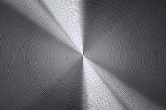 Brushed Stainless Steel Texture with Radial Light Reflections
