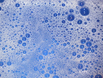 Blue Soap Bubbles Texture Background