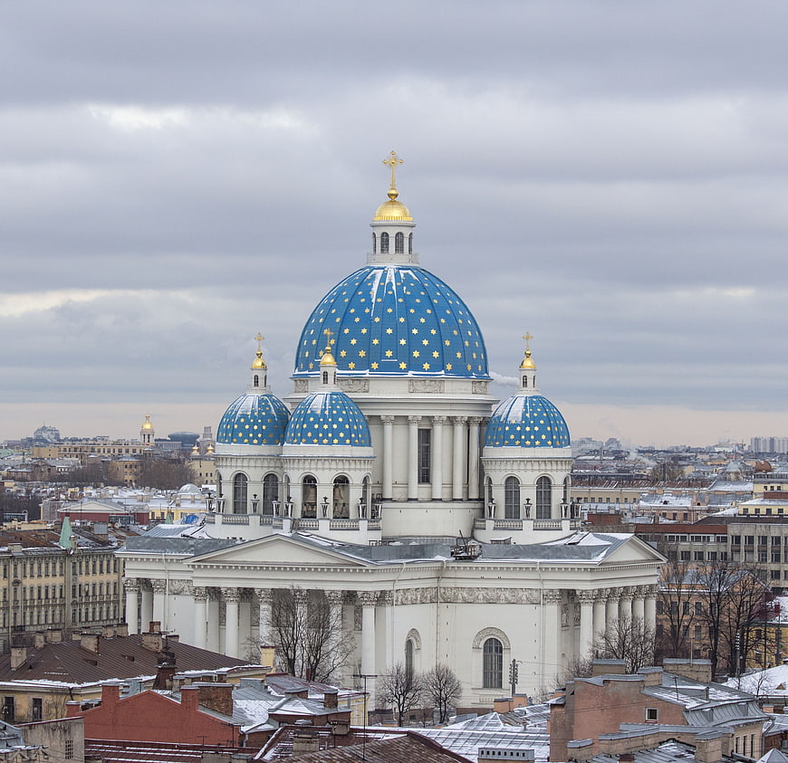 St. Andrew's Church Kyiv Blue Dome Architecture