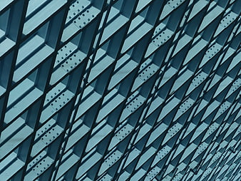 Abstract Blue Steel Bridge Truss Pattern