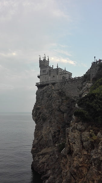 Swallow's Nest Castle on Cliff in Crimea