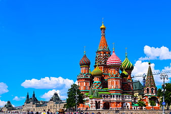 St. Basil's Cathedral in Moscow Red Square