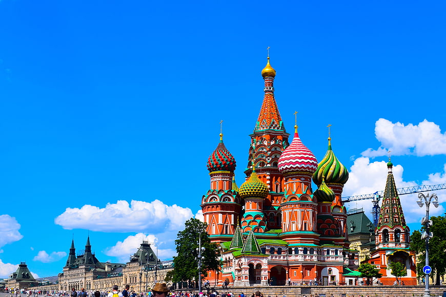 St. Basil's Cathedral in Moscow Red Square