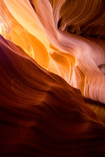 Abstract Antelope Canyon Sandstone Rock Formations