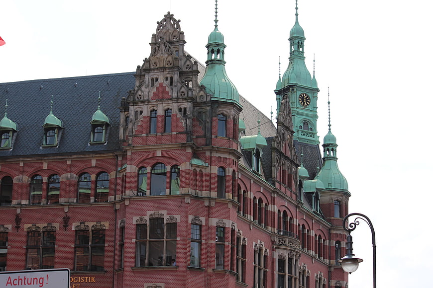 Historic Red Brick Speicherstadt Architecture in Hamburg