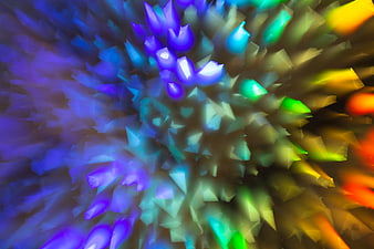 Abstract Colorful Geometric Burst Background