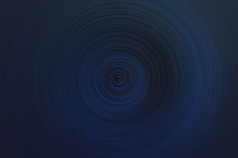 Abstract Dark Blue Concentric Circle Motion Blur Background