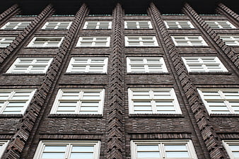 Chilehaus Brick Facade Architecture Detail