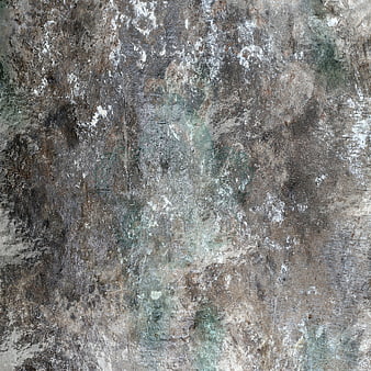 Weathered Concrete Texture with Green Patina and White Stains
