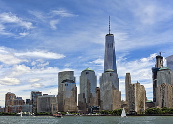 Lower Manhattan Skyline with One World Trade Center