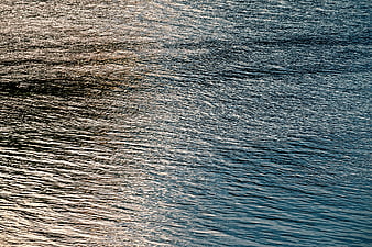 Abstract Water Surface Texture With Sunlight Reflections
