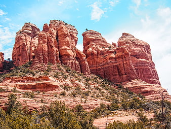 Red Rock Formations in Sedona Arizona Landscape