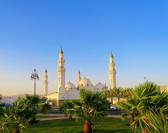 Al-Masjid an-Nabawi Mosque in Medina, Saudi Arabia