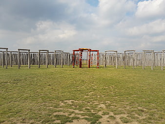 Pömmelte Sanctuary Wooden Ring Reconstruction in Saxony-Anhalt