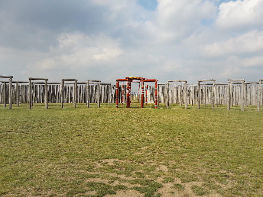 Pömmelte Sanctuary Wooden Ring Reconstruction in Saxony-Anhalt
