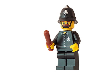 Vintage Victorian Police Officer Lego Minifigure with Truncheon