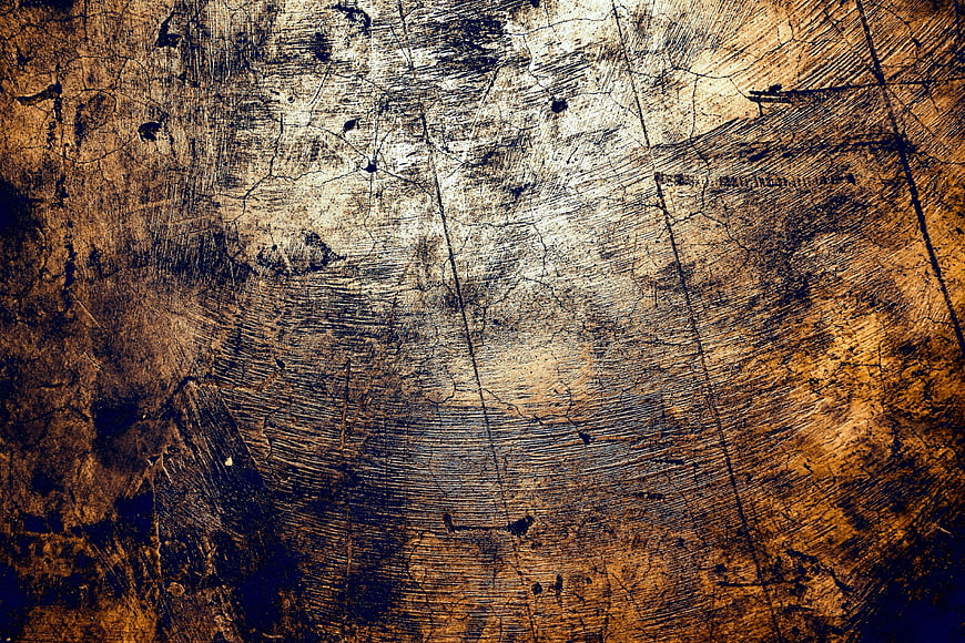 Textured Grunge Wood Background with Scratches and Stains