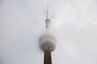 Berlin TV Tower in Foggy Weather