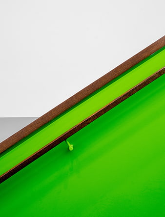 Abstract Green and Wood Diagonal Composition