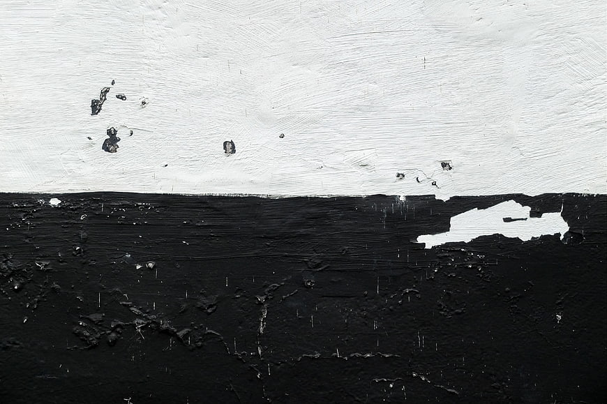 Black and White Grunge Painted Wall Texture Background