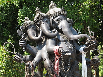 Multi-headed Ganesha statue in Thailand