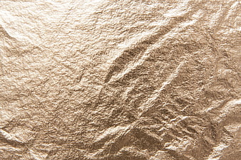 Textured Gold Foil Background with Crinkled Surface