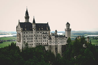 Neuschwanstein Castle in Bavaria, Germany
