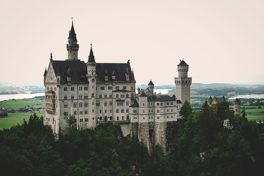 Neuschwanstein Castle in Bavaria, Germany