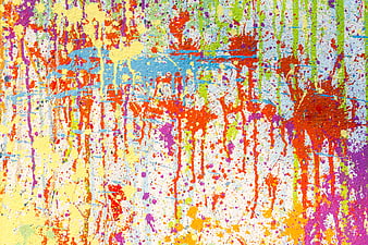 Colorful Abstract Paint Splatter Texture Background
