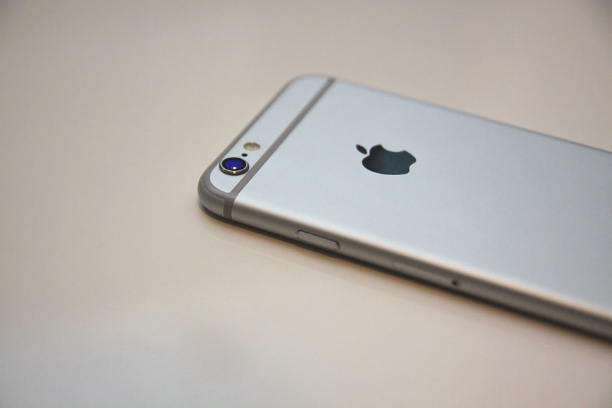 Silver iPhone 6 Plus on White Surface