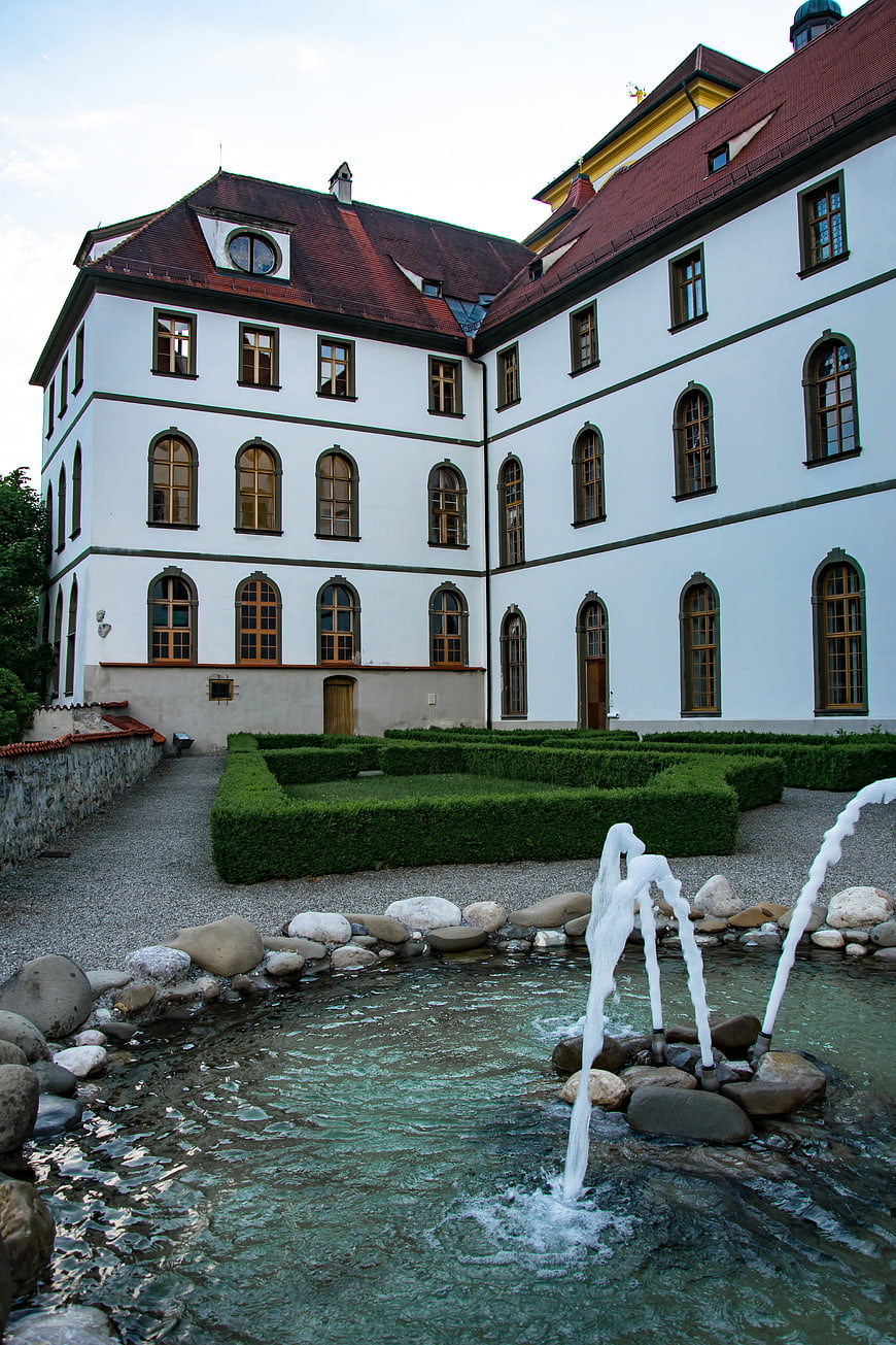 Benedictine Abbey St. Mang Füssen Germany Fountain